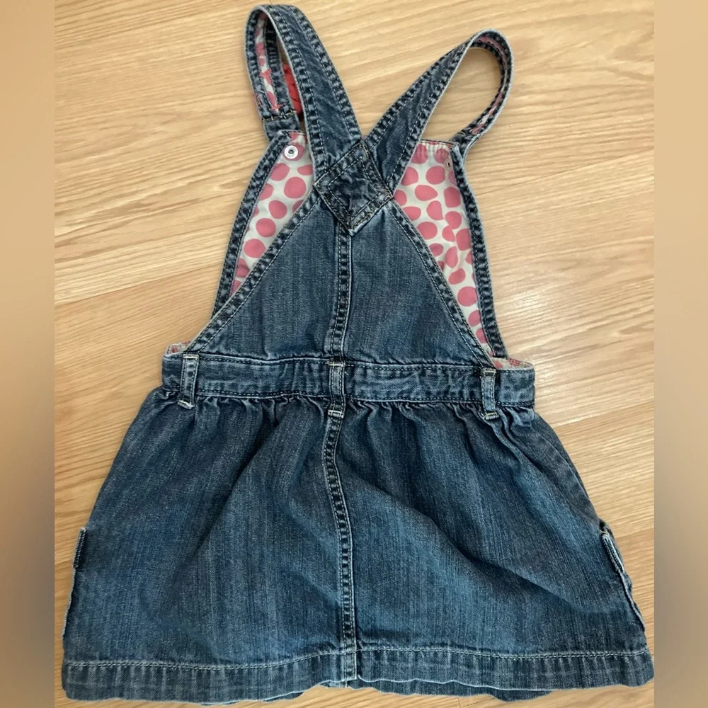 OshKosh B'gosh Denim Overall Dress 5T